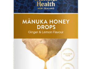 Manuka med MGO™ 400+ z ingverjem in limono, pastile - 65g